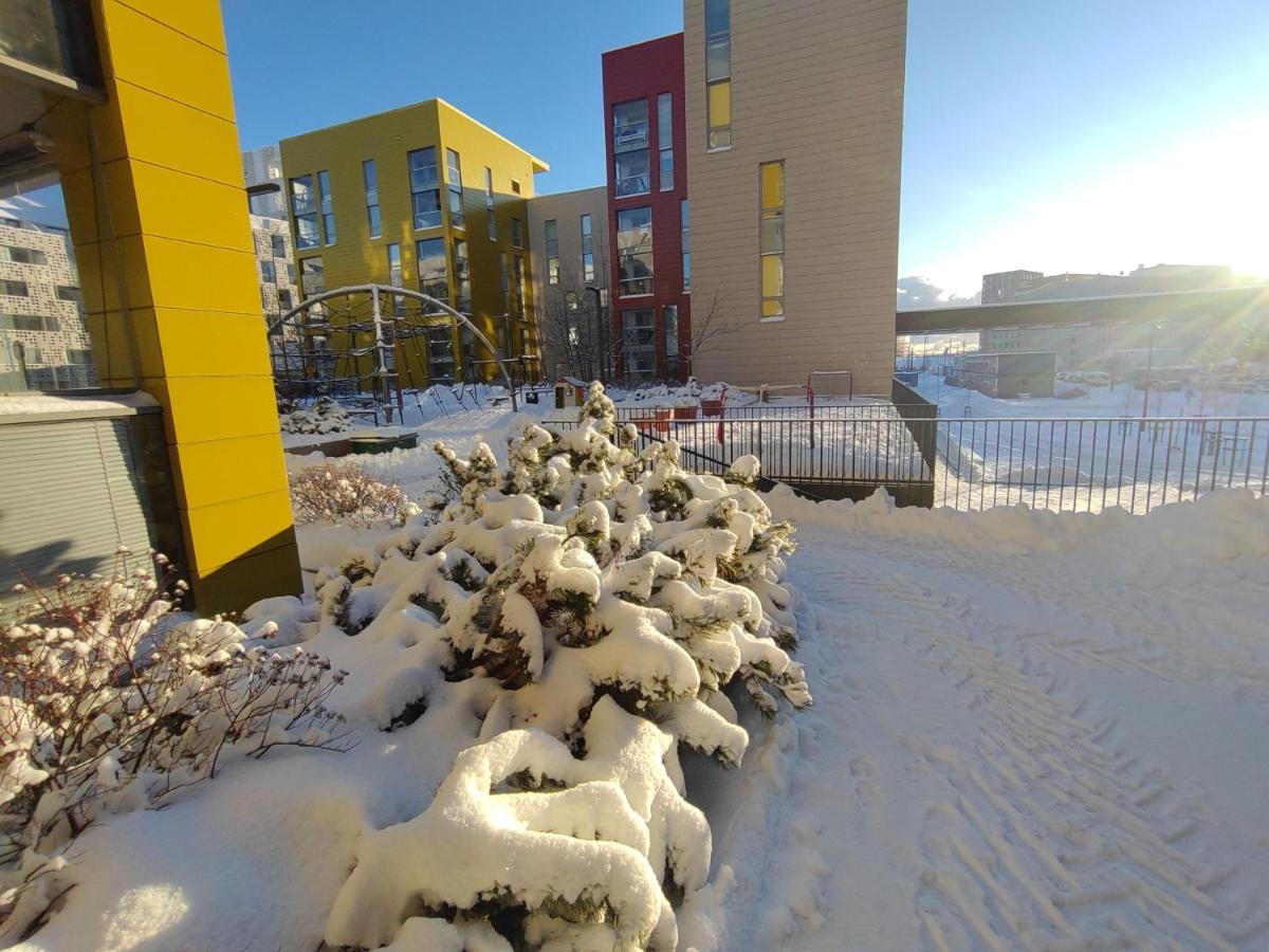 Apartamento Helsinki Penthouse Near The West Harbor Exterior foto