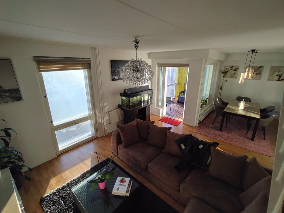 Apartamento Helsinki Penthouse Near The West Harbor Exterior foto